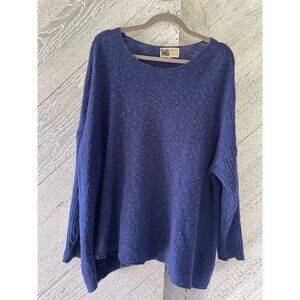 Habitat blue knit womens XL sweater